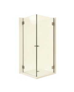 Kinkade Xl 31.25 '' W X 80 '' H Hinged Frameless Shower Door