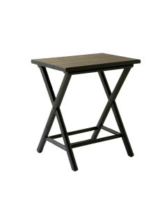 Maple Crossing Compact Balcony Table - Black