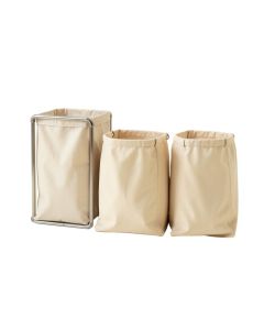 Hazel Crossing Laundry Sorting Station With Plain Removable Bags - Beige