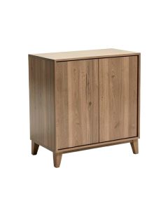 Glenni 2 Door Square Accent Cabinet