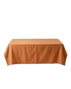Holly Edge Flat Bed Sheet - Terracotta