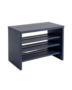 Meadow Arc Shoe Storage Bench (synthetic illustration; no displayed measurements)