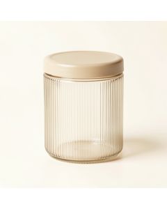 Shore Brook Storage Canister With Lid - Beige (synthetic illustration; no displayed measurements)