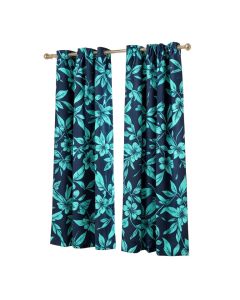 Ambesonne Navy And Teal Curtains
