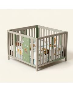 Lion King Urban Jungle 4 Piece Crib Bedding Set (synthetic illustration; no displayed measurements)