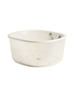 Rachel 59 '' X 30 '' Freestanding Soaking Bathtub (synthetic illustration; no displayed measurements)