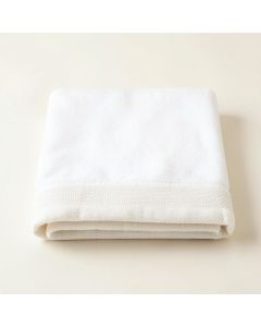 Holly Crest Bath Towel - White (synthetic illustration; no displayed measurements)
