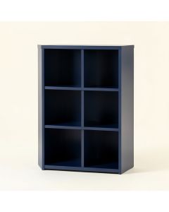Cliff Bend Freestanding Bookcase - Navy (synthetic illustration; no displayed measurements)