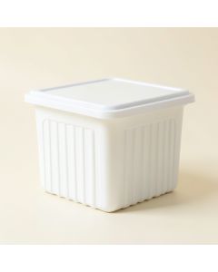Ash Bluff Closed Outdoor Storage Box - White (synthetic illustration; no displayed measurements)