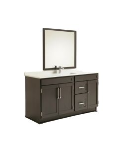 Sheffield 60 '' Double Bathroom Vanity Set (synthetic illustration; no displayed measurements)