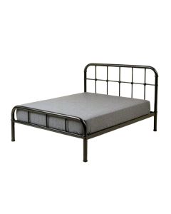 Viviana Farmhouse Metal Platform Bed (synthetic illustration; no displayed measurements)