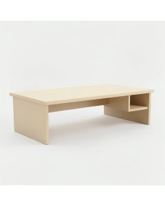 Harbor Falls Desktop Monitor Riser - Beige (synthetic illustration; no displayed measurements)