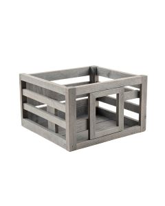 Linden Brook Empty Furniture-Style Pet Crate - Gray