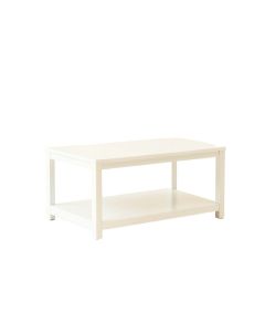 Hill Bend Narrow Outdoor Storage Bench - White