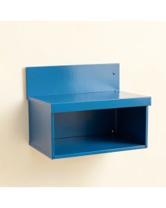 Slate Bluff Wall-Mounted Shelf - Blue (synthetic illustration; no displayed measurements)