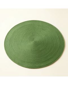 Laurel Crest Round Area Rug - Green (synthetic illustration; no displayed measurements)
