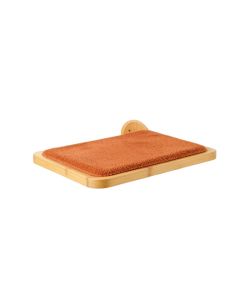 Fern Crossing Wall-Mounted Cat Perch - Terracotta (synthetic illustration; no displayed measurements)