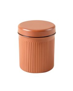 Hill Bluff Storage Canister With Lid - Terracotta