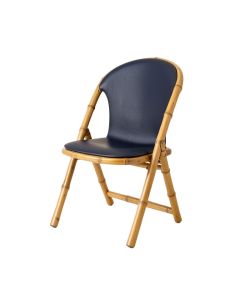 Fern Branch Folding Outdoor Chair - Navy