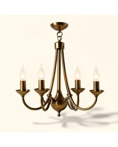 Liebert Candle Style Wagon Wheel Chandelier (synthetic illustration; no displayed measurements)