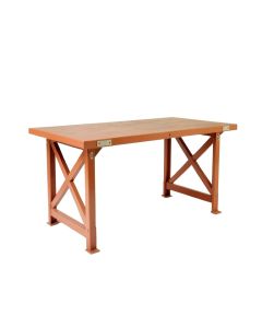 Willow Crest Empty Workshop Workbench - Terracotta (synthetic illustration; no displayed measurements)