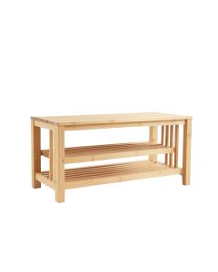 Bay Brook Shoe Storage Bench - Beige (synthetic illustration; no displayed measurements)