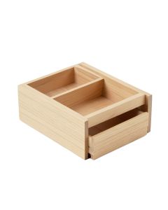 Heath Bridge Empty Coffee-Station Organizer - Beige