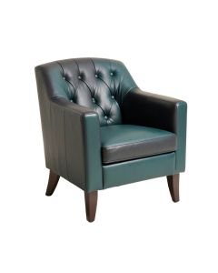 Mcfarren Tufted Side Chair In Charcoal/Teal (synthetic illustration; no displayed measurements)