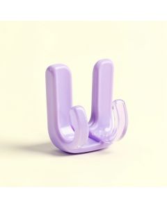 Hang Ease `` C '' Type Plastic Shower Curtain Hooks (synthetic illustration; no displayed measurements)