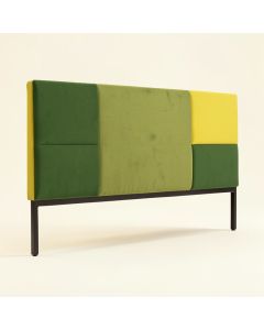 Upholstered Panel Headboard (synthetic illustration; no displayed measurements)