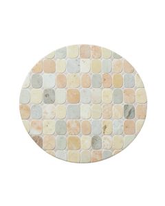 Penny Round Mosaic .75 '' X .75 '' Porcelain Mosaic Tile