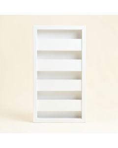 Summit Bridge Empty Vertical Garden Frame - White (synthetic illustration; no displayed measurements)