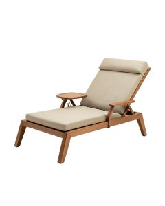 Abilene Reclining Sun Lounger Set With Table