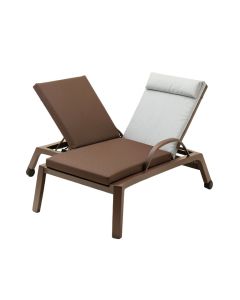 Capavella Beach Yard Pool Adjustable Reclining Chaise Lounge