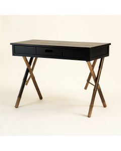 Cedar Bridge Writing Desk - Black (synthetic illustration; no displayed measurements)
