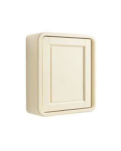 River Crest Wall-Mounted Entry Cabinet - Cream (synthetic illustration; no displayed measurements)