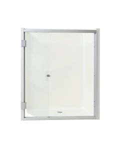Coraline 60 '' X 60 '' Single Sliding Frameless Tub Door