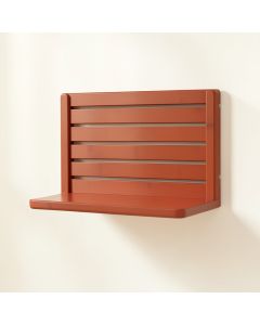 Hazel Canyon Wall-Mounted Entryway Organizer Shelf - Terracotta (synthetic illustration; no displayed measurements)
