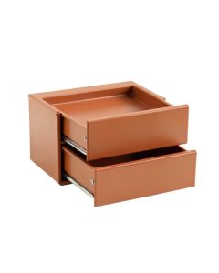 Dawn Dell Under-Desk Drawer Unit - Terracotta (synthetic illustration; no displayed measurements)