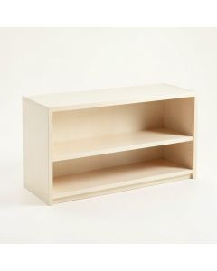 Ridge Branch Low Bookcase - Ivory (synthetic illustration; no displayed measurements)