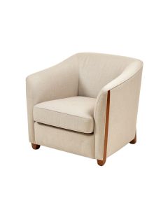 Priolo 32 '' Wide Linen Balloon Chair (synthetic illustration; no displayed measurements)