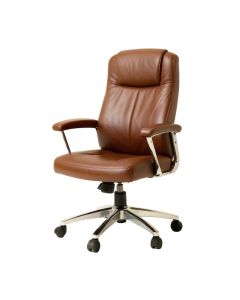 Walther Top Grain Leather Office Chair (synthetic illustration; no displayed measurements)