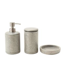 Woodrow Onyx 5 Piece Bathroom Accessory Set