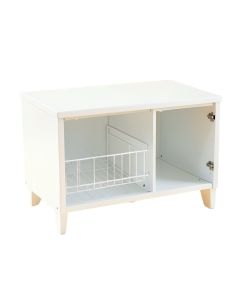 Wren Arc Empty Countertop Canister Rack - White
