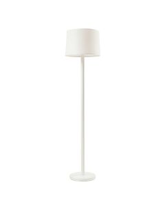 Laurel Branch Floor Lamp With A Plain Fabric Shade - White (synthetic illustration; no displayed measurements)