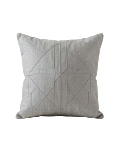 Clay Bluff Filled Accent Pillow - Gray