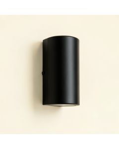 Hiers 1 - Light Dimmable Black Armed Sconce (synthetic illustration; no displayed measurements)