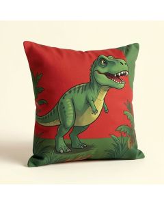Dinosaur Cartoon Prehistoric Pillow Cover (synthetic illustration; no displayed measurements)