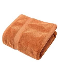 Dune Branch Bath Towel - Terracotta (synthetic illustration; no displayed measurements)