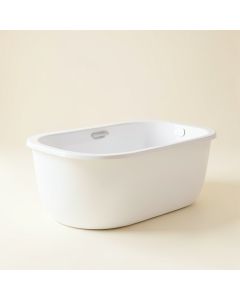 Carissa 60 '' X 32 '' Freestanding Soaking Bathtub (synthetic illustration; no displayed measurements)